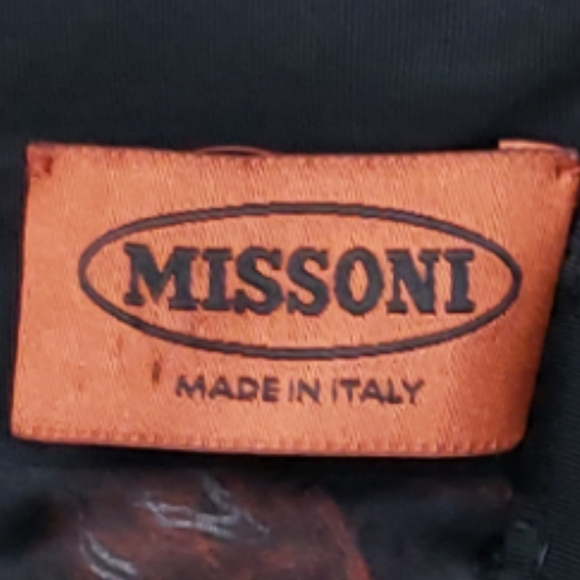 MISSONI (Italy) Beaded Multi-Color Mini Dress - Picture 6 of 7